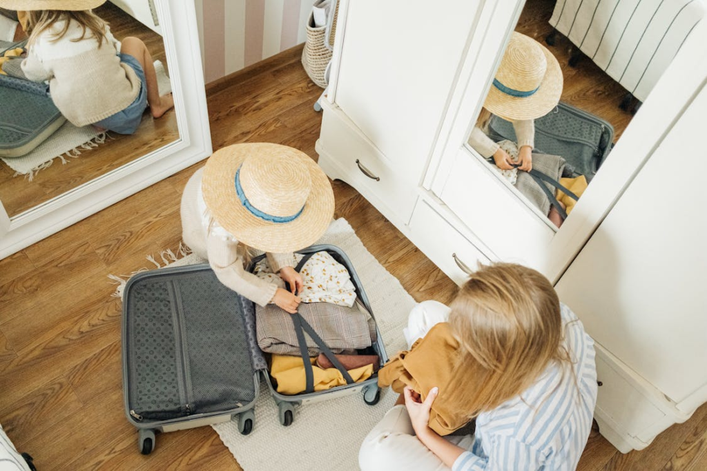 month-long vacation rentals - packing